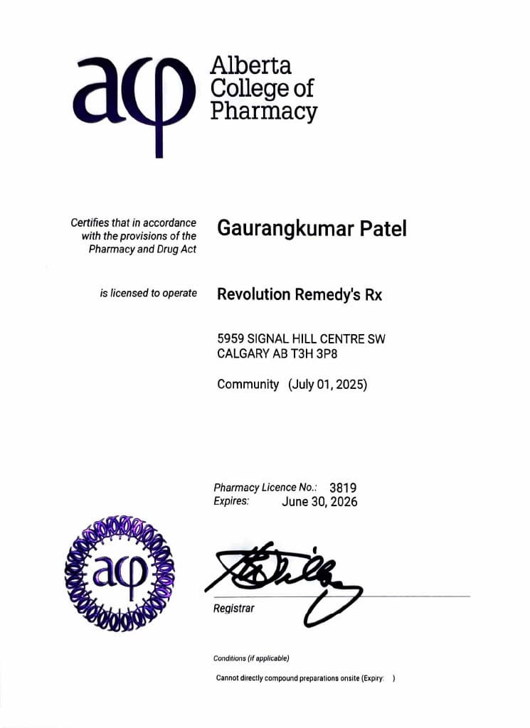Pharmacy License Revolution Remedy'sRx